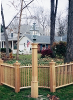 Fluted 6x6 Lantern Post Sleeve (natural)