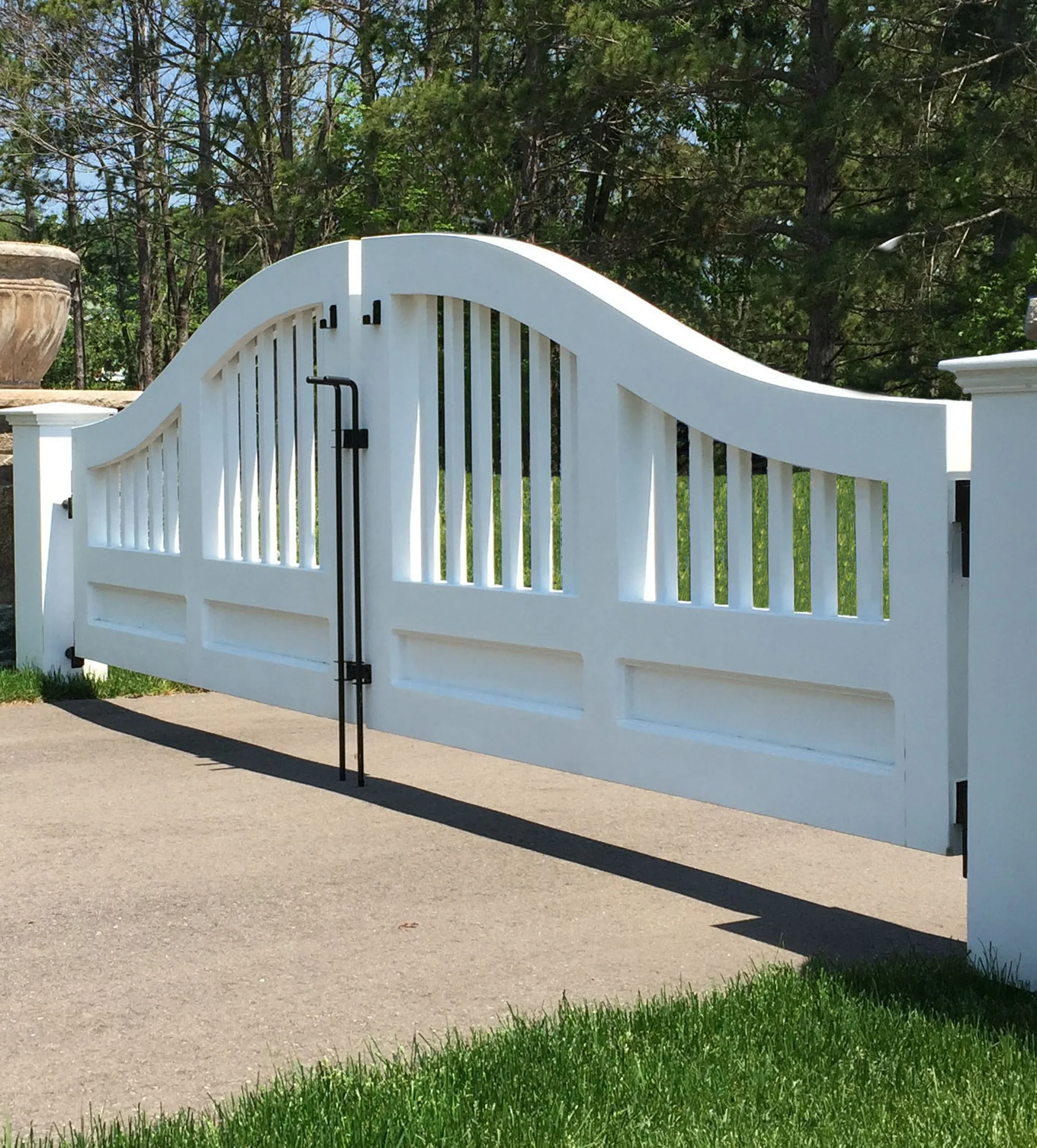 Wooden Driveway Gates custom made out of Western Red Cedar | New ...