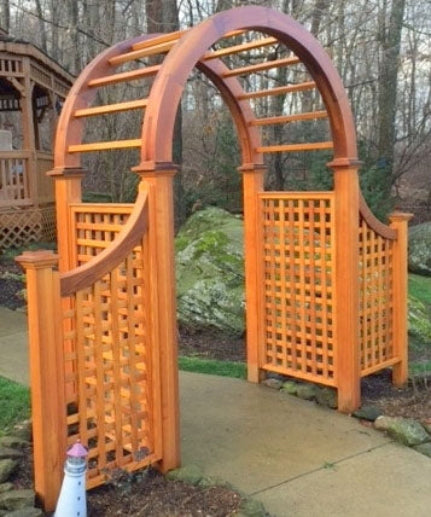 Symmetrical Cedar Arbor