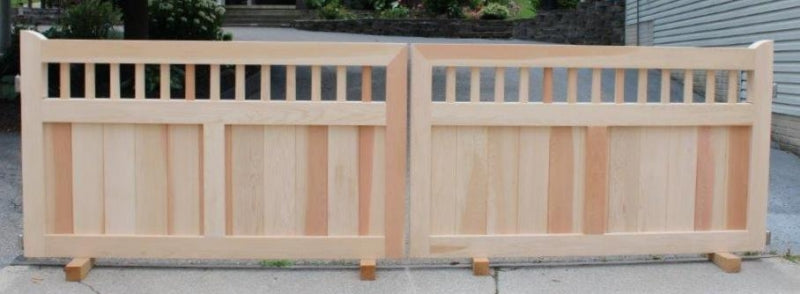 Custom Cedar Driveway Gate