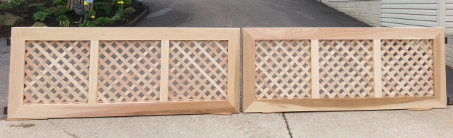 Diagonal Intagrid Lattice Entry Gate